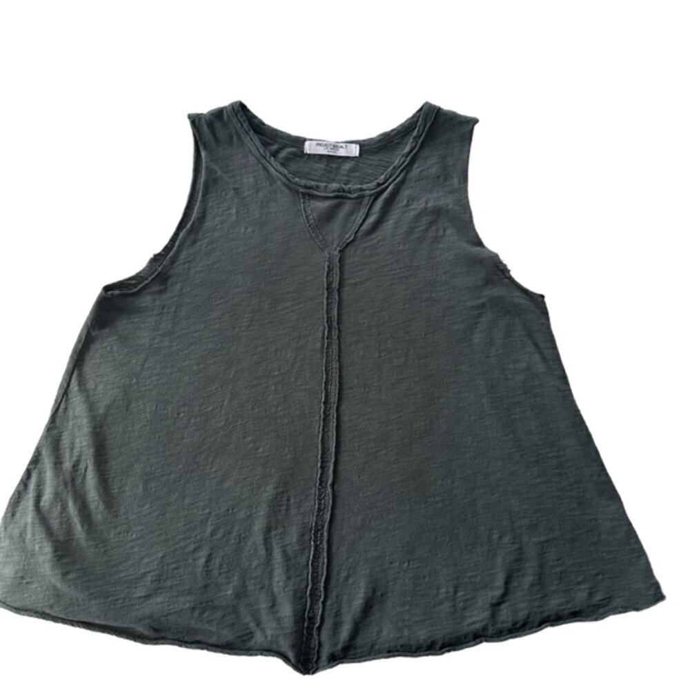 PROJECT SOCIAL T Gray Sleeveless Flowy Tank Top, Medium - Picture 7 of 8